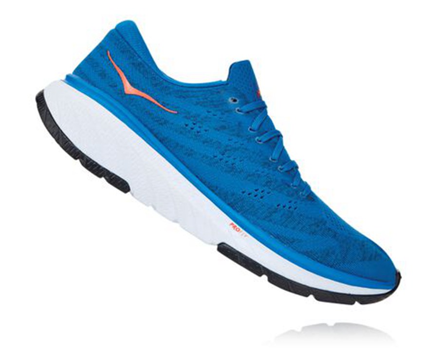 Hoka One One Mens Running Shoes - Cavu 3 - Blue - EIPG14690